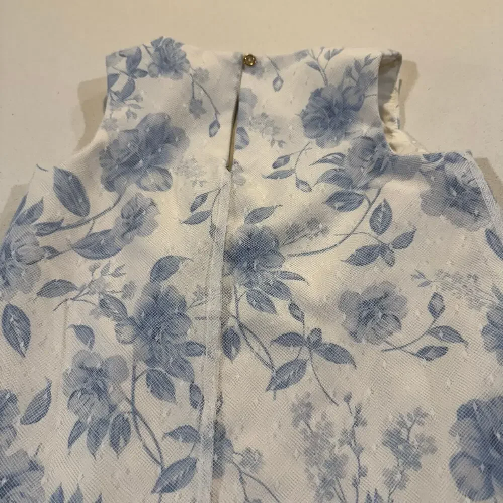 GB Girls Toddler Girl 2T Southern Blue Dress - Picture 2 of 6